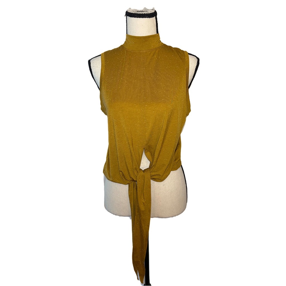 Lululemon Tie Front Tank Top | Mustard Gold | Size 6
